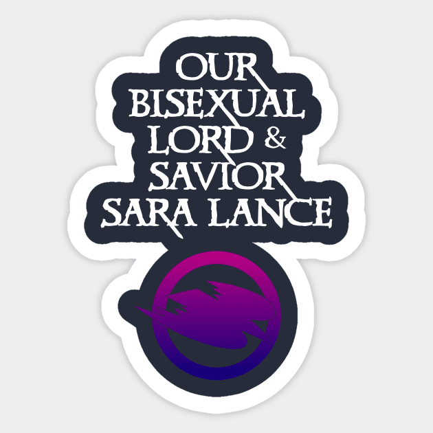 Bi Sara Lance Sticker by NerdPancake